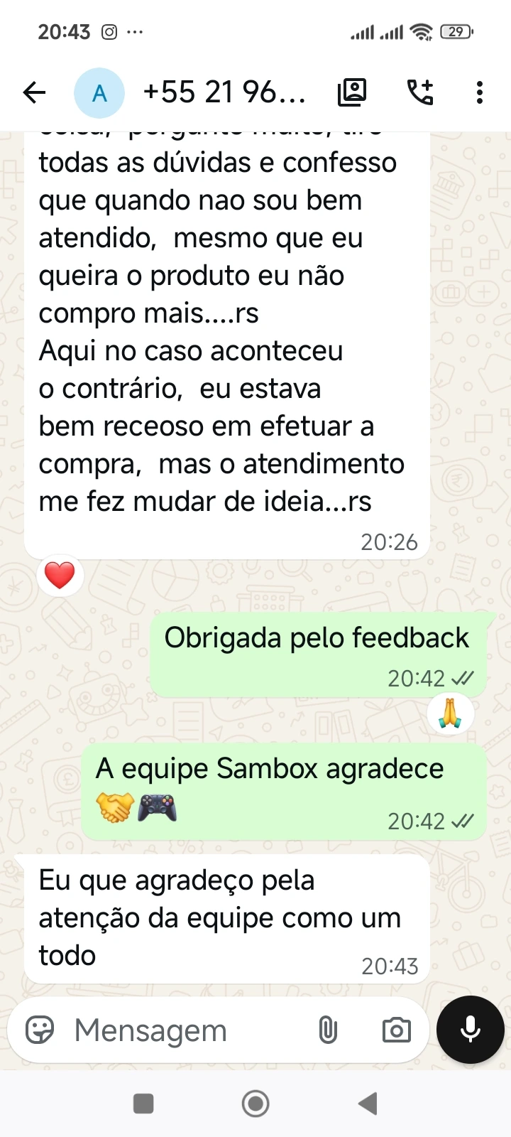 Sambox Oficial | Plataforma de Jogos Retrô para PC 20 Depoimento clientes | Sambox